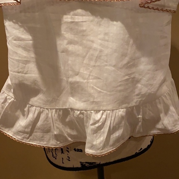 Janie & Jack white halter top girls size 8 NWT - Picture 4 of 7